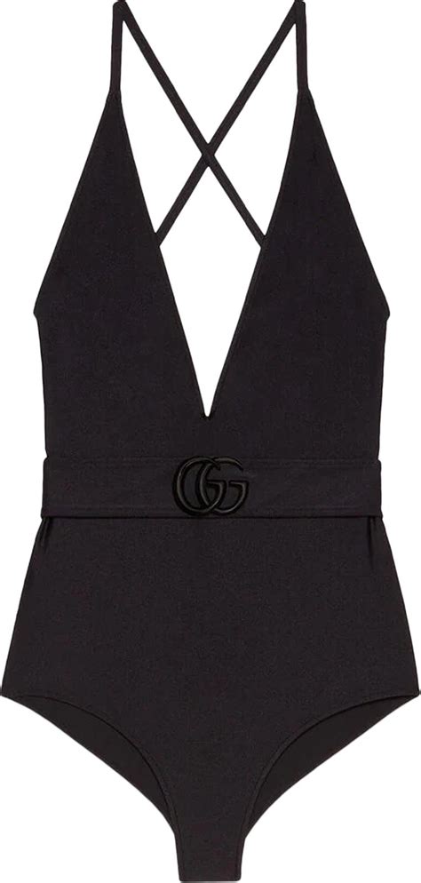 gucci bikini price|black Gucci swimsuit.